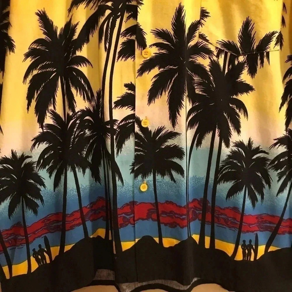 Dorsett Tee's Shirt Bahamas Palm Trees Hawaiian - Picture 5 of 7